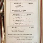 キノシタ - <'13/06/29撮影>ランチメニュー