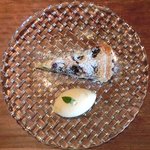 キノシタ - <'13/06/29撮影>デジュネ 1900円 のアメリカンチェリーのタルトとあんずのアイスクリーム