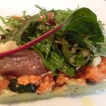 <'13/06/29撮影>デジュネ 1900円 のカツオの瞬間燻製とクスクス、アボカドのサラダ仕立て