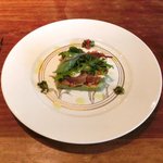 キノシタ - <'13/06/29撮影>デジュネ 1900円 のカツオの瞬間燻製とクスクス、アボカドのサラダ仕立て