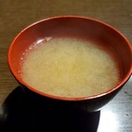 黒崎居酒屋 すし天や - 味噌汁