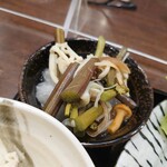 高砂食堂 - ミックスフライ定食の大根おろし