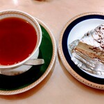 神戸にしむら珈琲店 - ケーキセット、アップフェルマリレントルテ