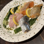 海鮮や辰海 - 刺身盛り合わせ