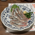 庄や - イワシ刺身〔富山県産〕