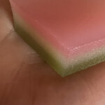 一炉庵 - 羊羹の菱餅はこんな感じです