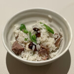 L'ETERRE - ホロホロ鳥と北寄貝の土鍋ご飯