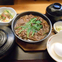 草庵 - すき焼きランチ