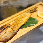 Charcoal-grilled Toro Atka mackerel