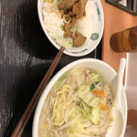 Hidakaya - 野菜たっぷりタンメン　焼き鳥丼セット