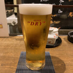 ひでや - 生ビール