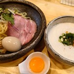 麺物語 つなぐ - つけ麺塩+味タマ♪