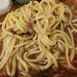 らぁめん廣 - ラーメン（塩・特濃・カス・アブラ）味玉　モツ煮　2013年7月