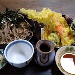 Okushinshuu - ランチアナゴ天ざる蕎麦並
