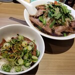 Rock’anDo - ニラレバそば＋豚レバ照焼丼