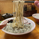 豚骨らーめん れん - セメントアラ[The低加水パツパツ麺(麺のクリタ)Ver.]