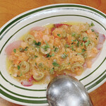 ヴィネリア グーフォ - ワラサのカルパッチョ　1200円