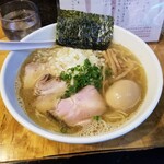 塩そば専門店 桑ばら - 柳カレイと色々な魚介の塩中華そば