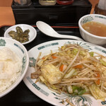 日高屋 - 野菜定食