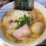 塩そば専門店 桑ばら - 柳カレイと色々な魚介の塩中華そば