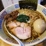 塩そば専門店 桑ばら - イカの子供は2月27日産まれの醤油ライス師匠