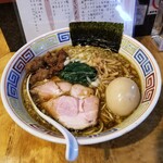 塩そば専門店 桑ばら - イカの子供は2月27日産まれの醤油ライス師匠