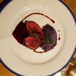 ル・パリジャン - 紅芋のマッシュ添え