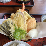 一力庵 - 天ぷら拡大