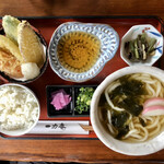 一力庵 - 同僚のうどん定食
