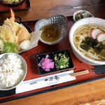 一力庵 - 天ぷらうどん定食