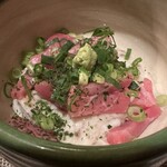 太鼓判亭 - まぐろ山かけ