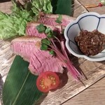 蕎麦の実 よしむら - 国産近江鴨・鴨ロースそば麹味噌漬け