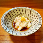 小魚料理 とみ助 - 真鱈白子ポン酢は冬場の楽しみのひとつです(o^^o)