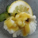 鱧ときゅうりの辛子味噌和え