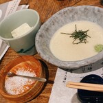 蔵人厨 ねのひ - よせ豆腐ととろろ