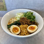 ほのぼんヌードルズ - ドロ坦々まぜそば 900円  味玉 120円  エクストリーム 50円