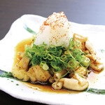 Satsuma Chiran chicken skin ponzu sauce