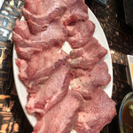 同心亭 - 上塩たん。捌きたてのプリプリ！美味い！！