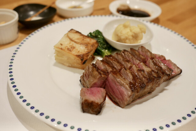 Steak Tsuji restaurant in Osaka, Japan