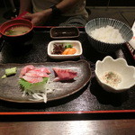 Kiyotake - イサキのお刺身御膳でございます