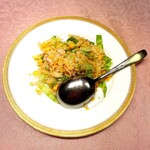 北京料理桂蘭 - 蟹のほぐし身とレタスの絶品炒飯です(o^^o)