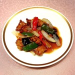 北京料理桂蘭 - 豚ヒレは柔らかくて野菜はシャキシャキです(o^^o)