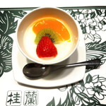 北京料理桂蘭 - 杏仁豆腐です(o^^o)
