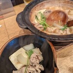 蕎麦しおさい - 小鉢に移して