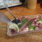 くつろぎ亭ひこべえ  - アゴの刺身　６９０円　旧店舗