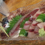くつろぎ亭ひこべえ  - アゴの刺身　旧店舗