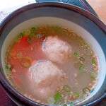 なか卯 - 肉団子スープ