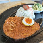 食堂＆カフェ ひとつむぎ - 大豆入りトマトカレー