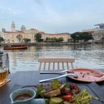 Cottage & Kettle - 川沿い席からの景色(2023/1)