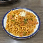 角屋食堂 - ナポリタン@680+大盛@150